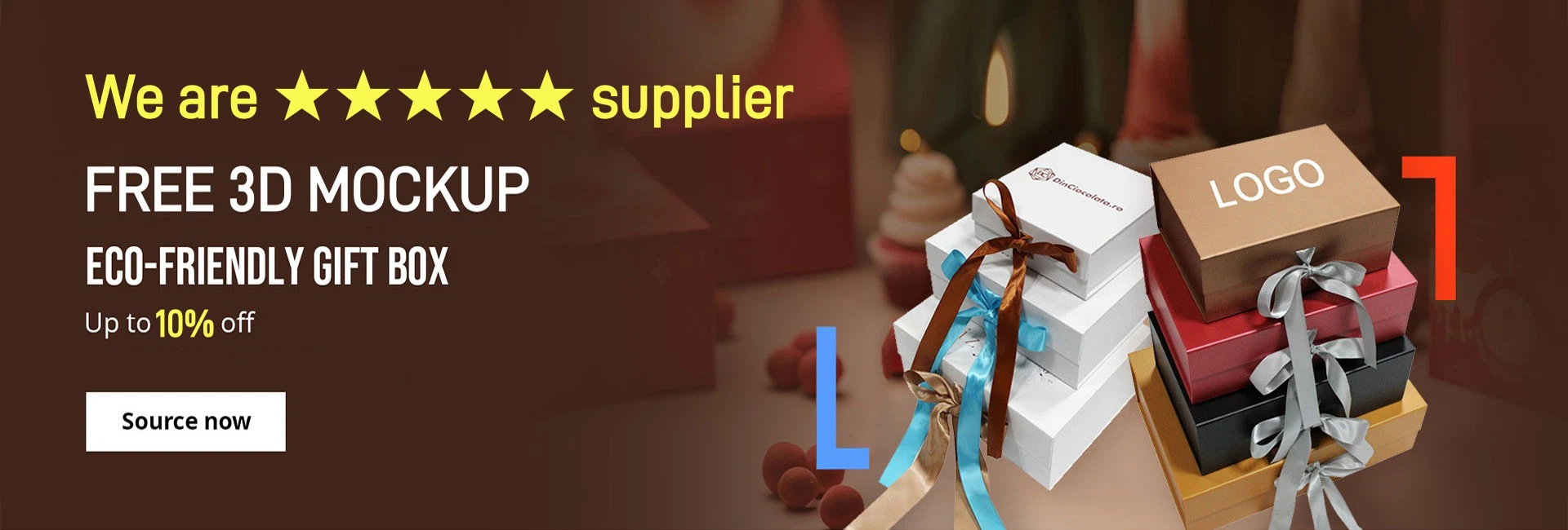 custom paper gift box direct supplier